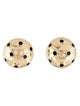 Carolina Herrera Enamel Starbust Dome Earrings