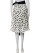 Carolina Herrera Polka Dot Print Knee-Length Skirt