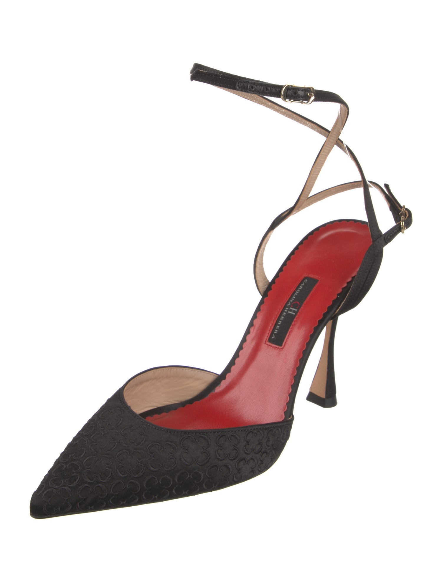 Carolina Herrera Leather Slingback Pumps