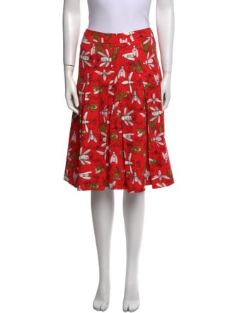 Carolina Herrera Printed Knee-Length Skirt