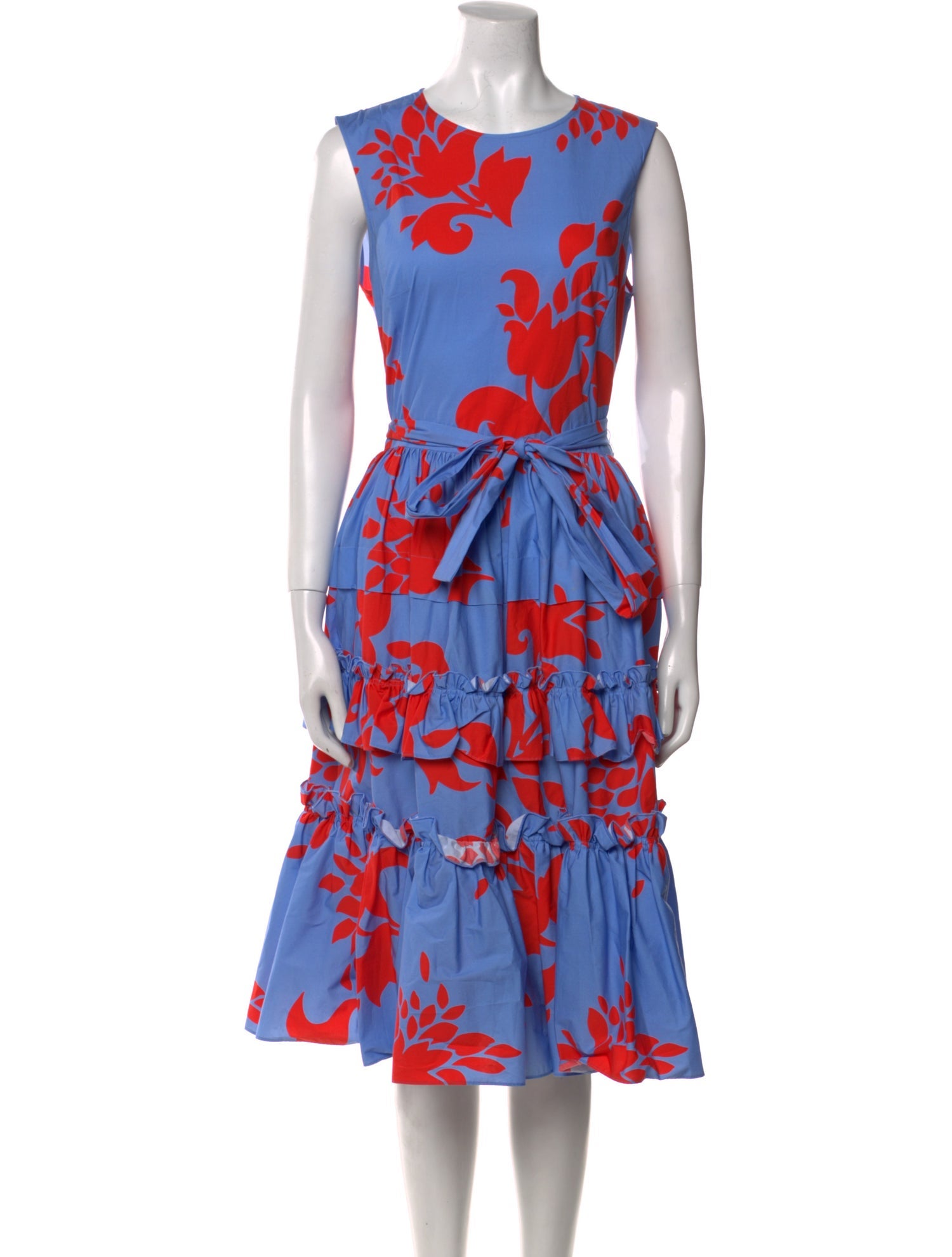 Carolina Herrera Printed Midi Length Dress