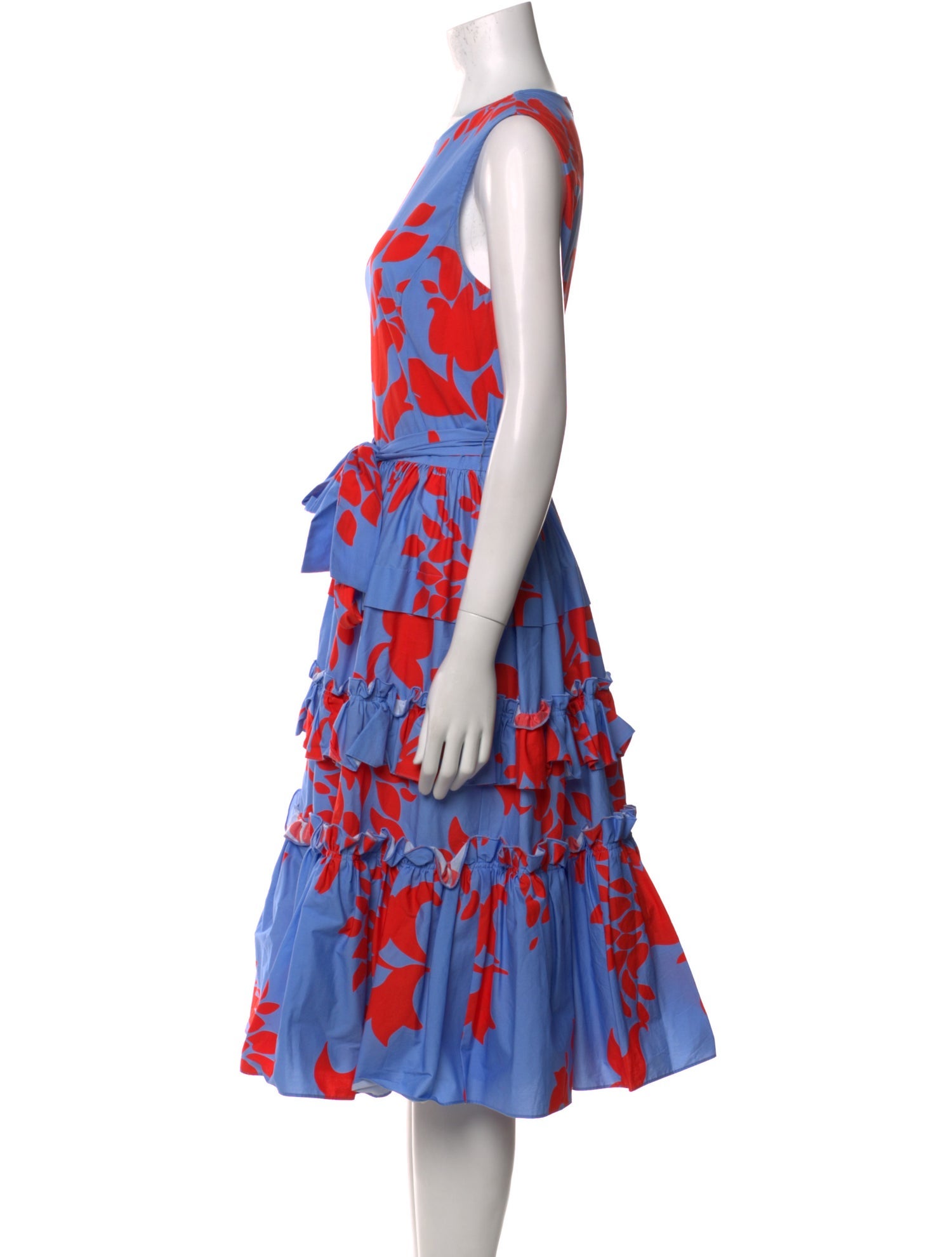 Carolina Herrera Printed Midi Length Dress