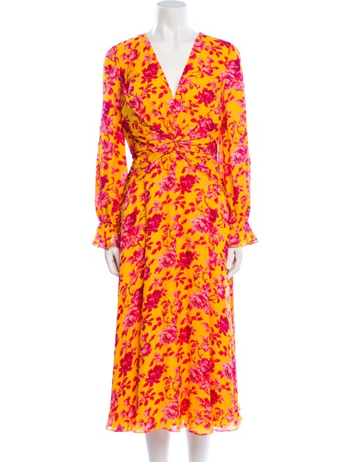 Carolina Herrera Silk Long Dress