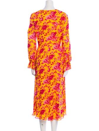 Carolina Herrera Silk Long Dress