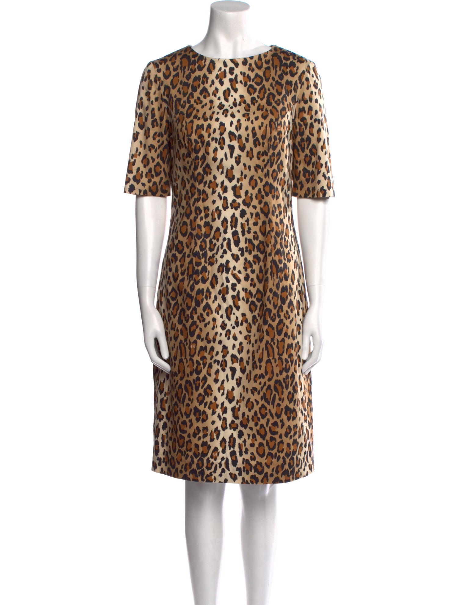 Carolina Herrera Animal Print Knee-Length Dress w/ Tags