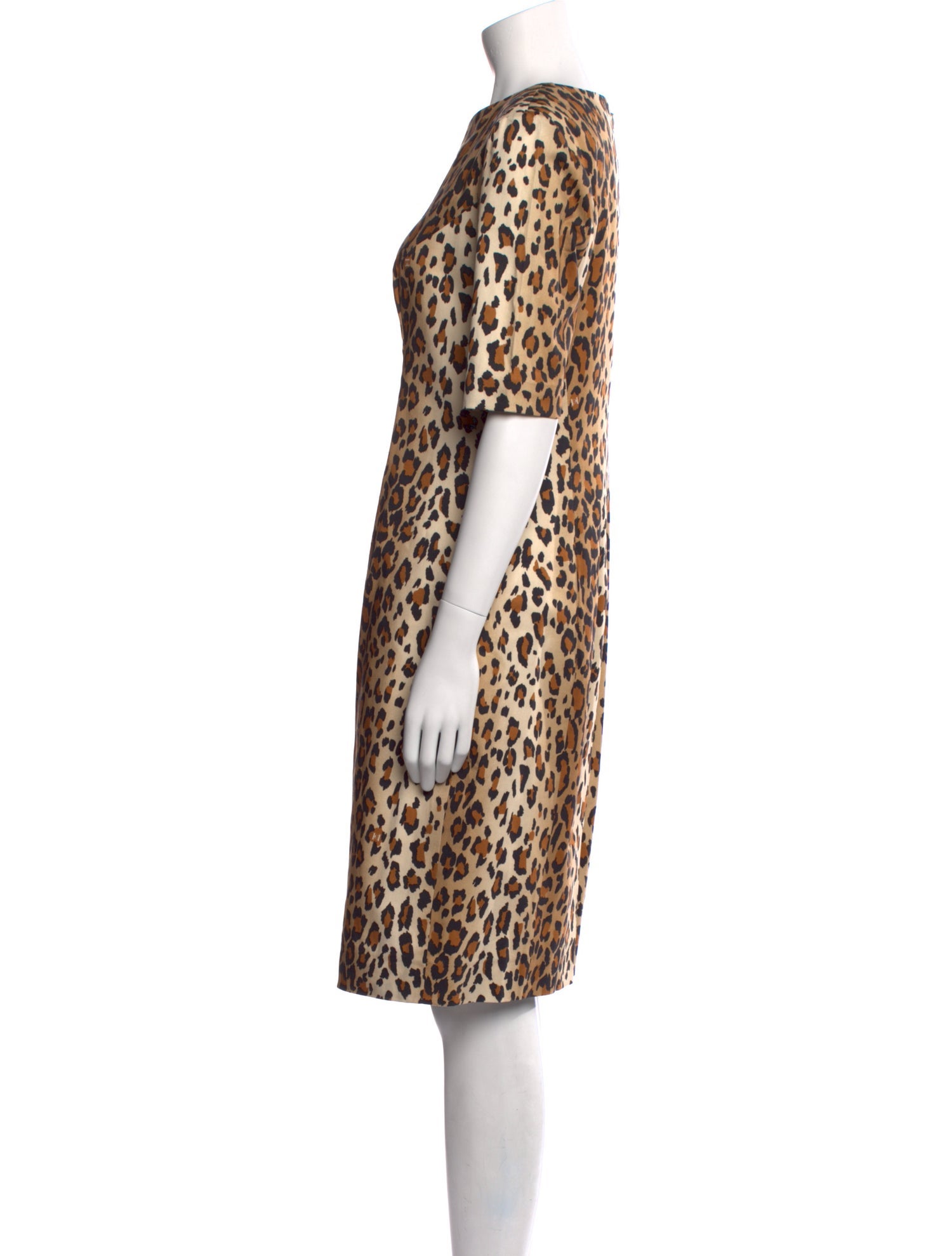 Carolina Herrera Animal Print Knee-Length Dress w/ Tags