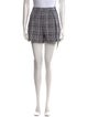 Carolina Herrera Tweed Pattern Mini Shorts