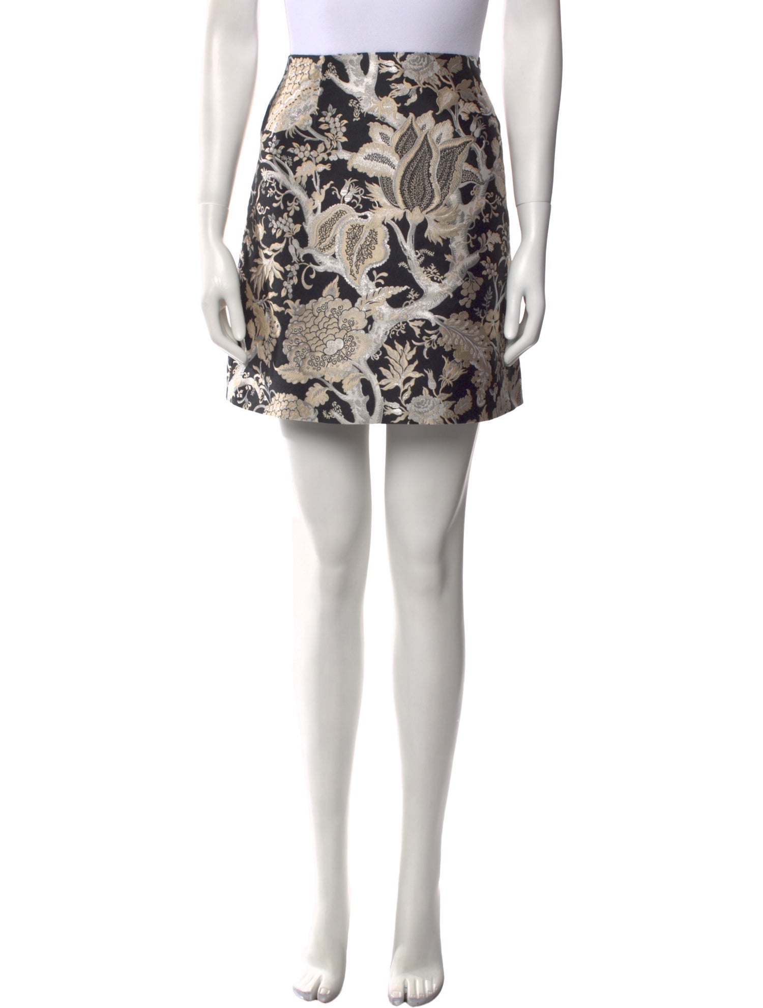 Carolina Herrera Floral Print Mini Skirt w/ Tags