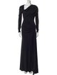 Carolina Herrera One-Shoulder Long Dress