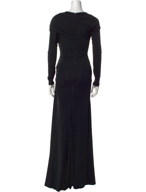 Carolina Herrera One-Shoulder Long Dress