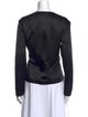 Carolina Herrera Silk Crew Neck Blouse
