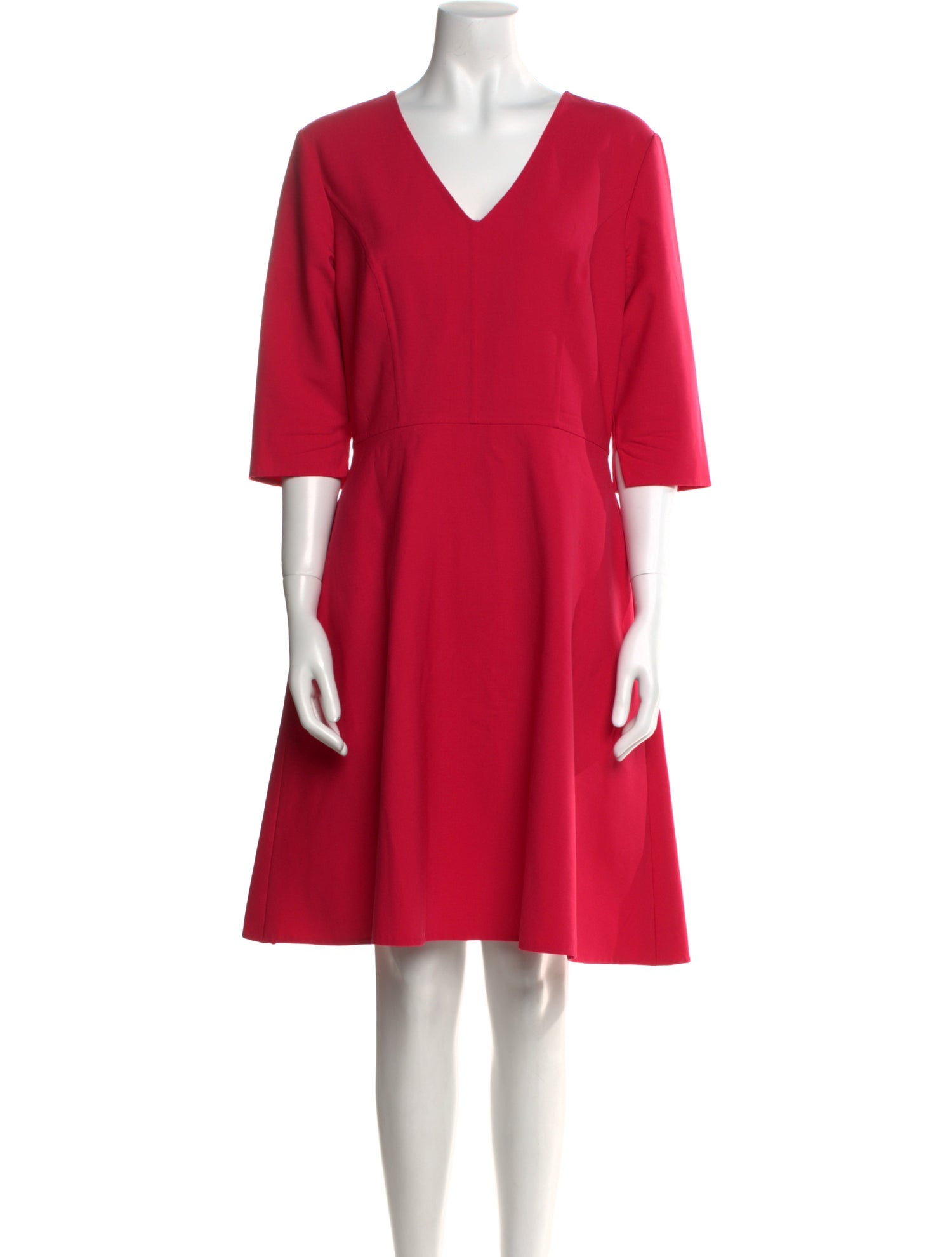 Carolina Herrera Virgin Wool Knee-Length Dress