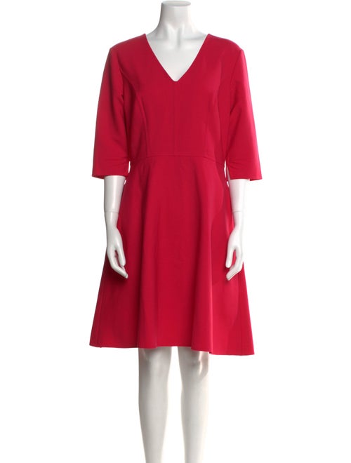 Carolina Herrera Virgin Wool Knee-Length Dress