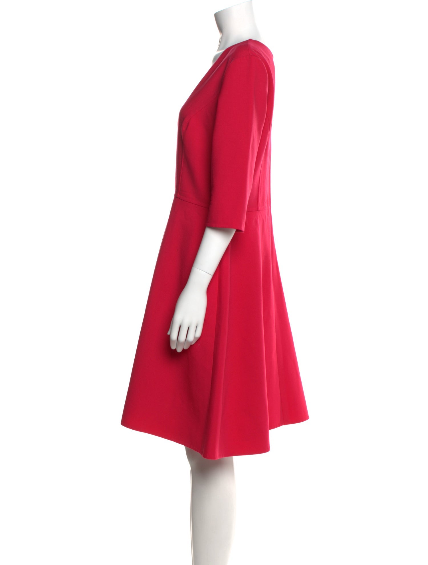 Carolina Herrera Virgin Wool Knee-Length Dress