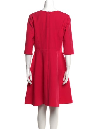Carolina Herrera Virgin Wool Knee-Length Dress