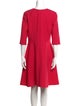Carolina Herrera Virgin Wool Knee-Length Dress