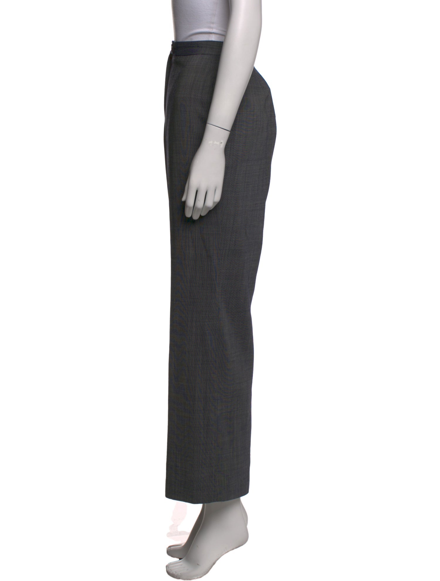 Carolina Herrera Virgin Wool Wide Leg Pants