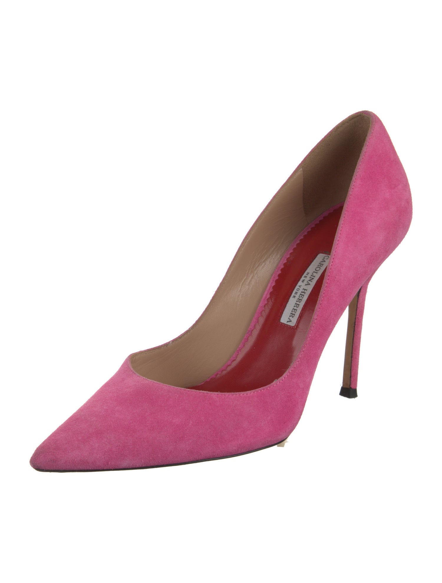 Carolina Herrera Suede Pumps