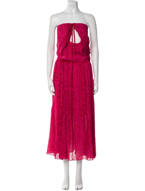 Carolina Herrera Silk Long Dress