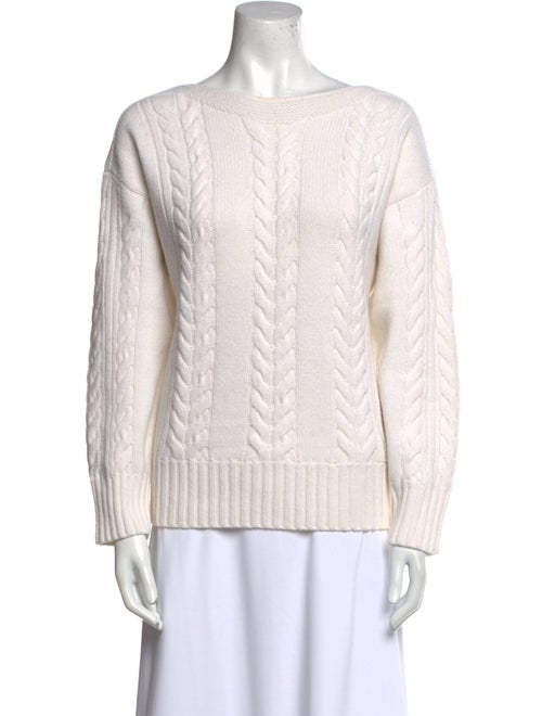 Carolina Herrera Virgin Wool Bateau Neckline Sweater