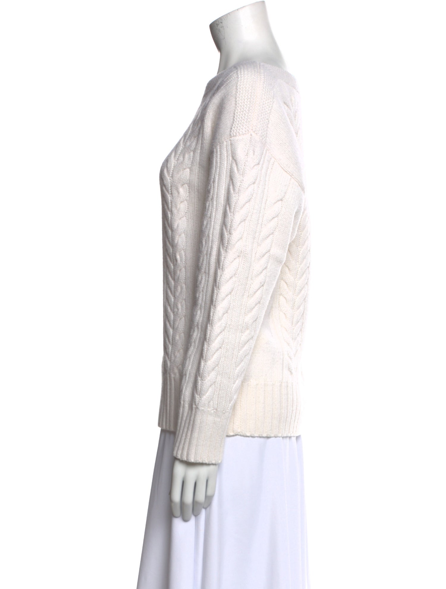 Carolina Herrera Virgin Wool Bateau Neckline Sweater