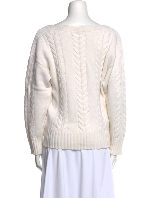 Carolina Herrera Virgin Wool Bateau Neckline Sweater