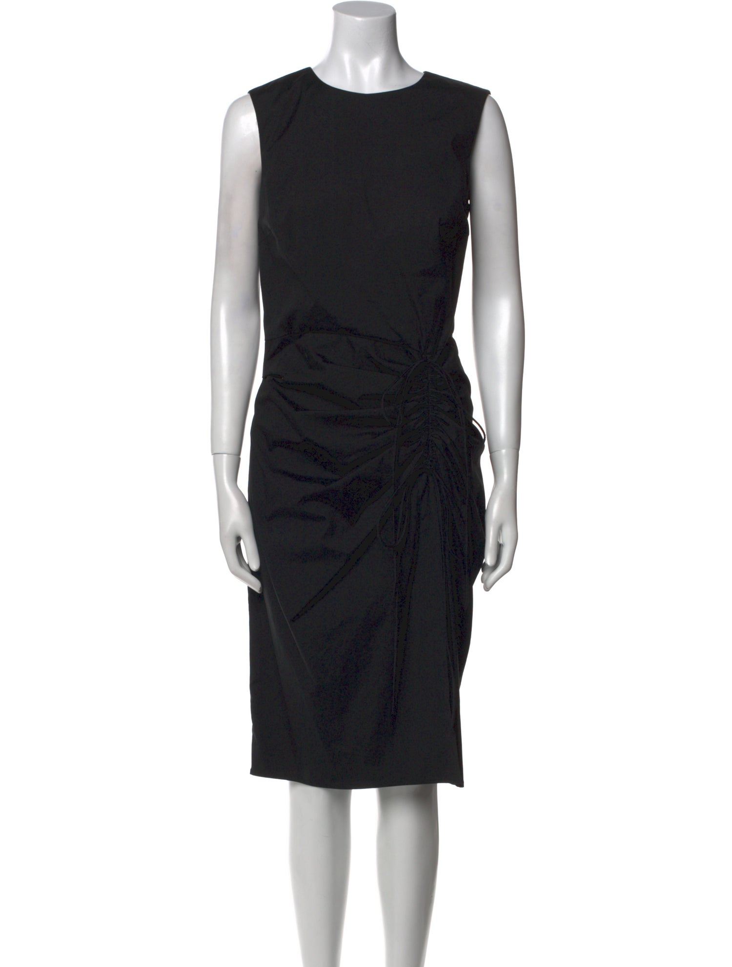 Carolina Herrera Scoop Neck Knee-Length Dress
