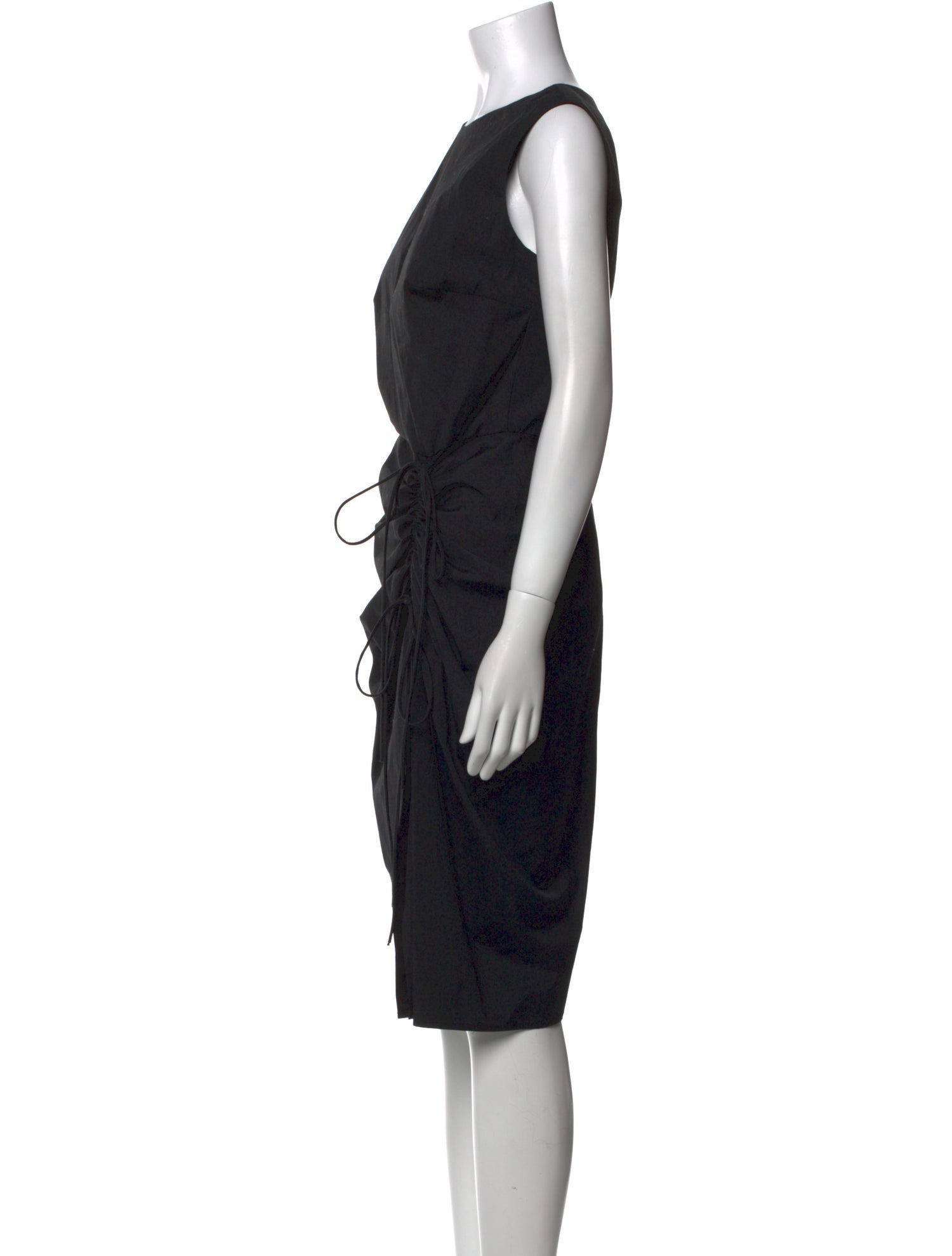 Carolina Herrera Scoop Neck Knee-Length Dress