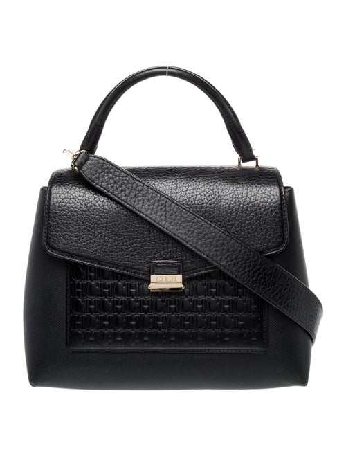 Carolina Herrera Leather Top Handle Bag