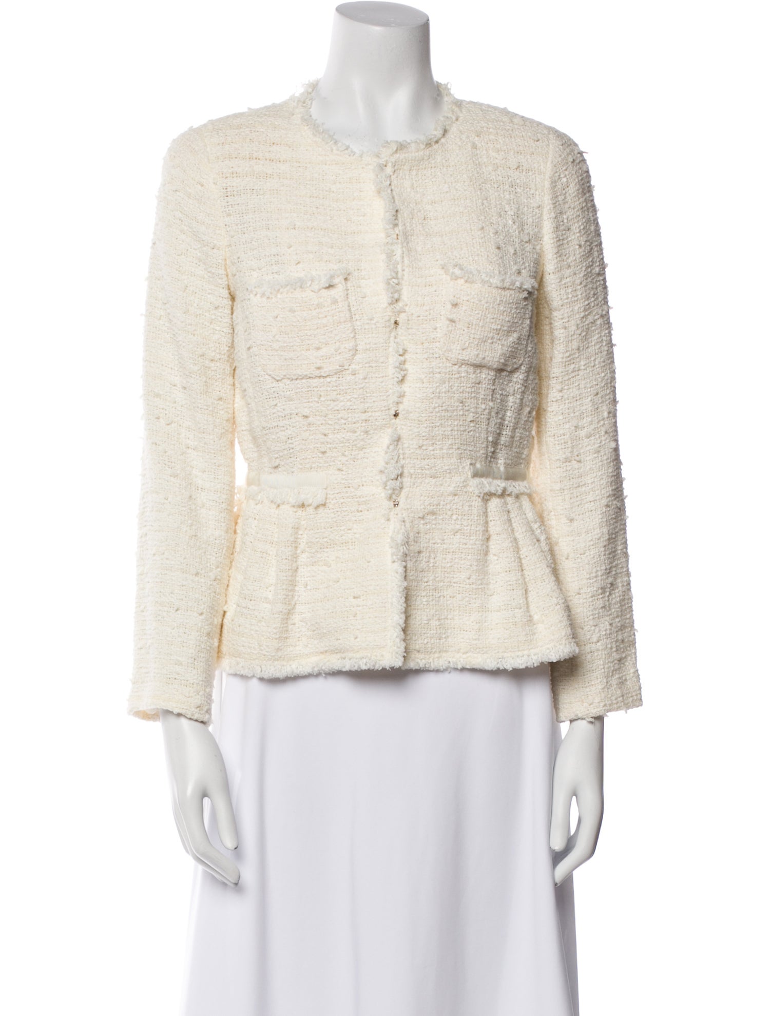 Carolina Herrera Tweed Pattern Jacket