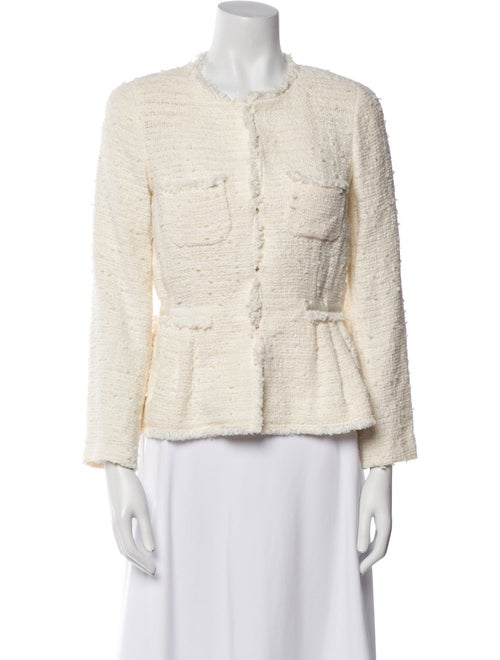 Carolina Herrera Tweed Pattern Jacket