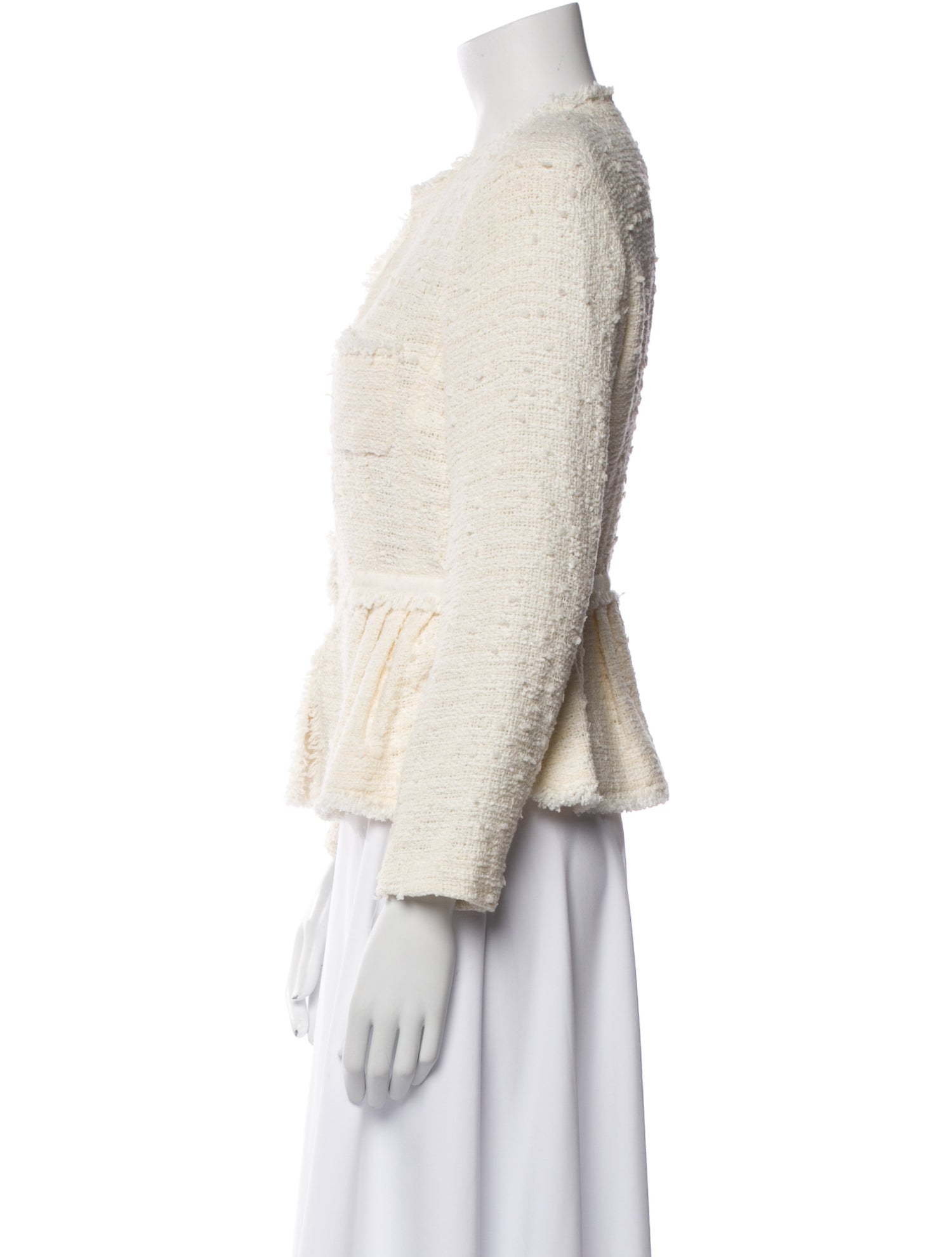 Carolina Herrera Tweed Pattern Jacket