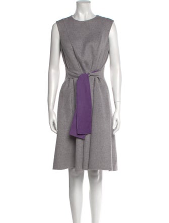 Carolina Herrera Wool Knee-Length Dress