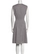 Carolina Herrera Wool Knee-Length Dress