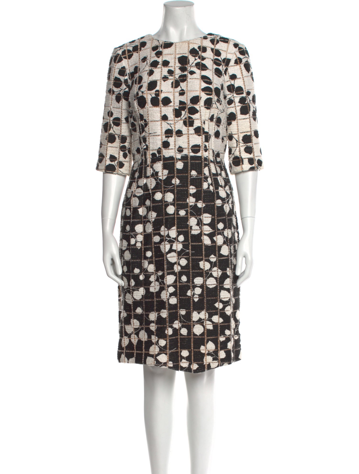 Carolina Herrera Printed Knee-Length Dress