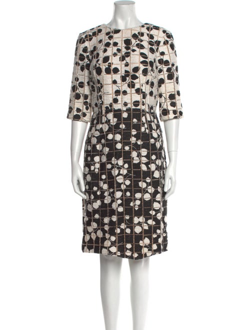 Carolina Herrera Printed Knee-Length Dress