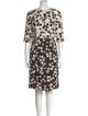 Carolina Herrera Printed Knee-Length Dress