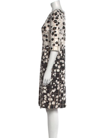 Carolina Herrera Printed Knee-Length Dress