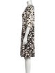 Carolina Herrera Printed Knee-Length Dress