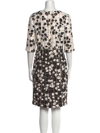 Carolina Herrera Printed Knee-Length Dress
