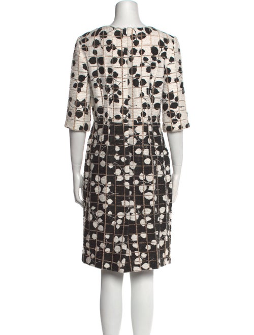 Carolina Herrera Printed Knee-Length Dress