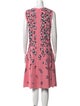 Carolina Herrera Printed Knee-Length Dress