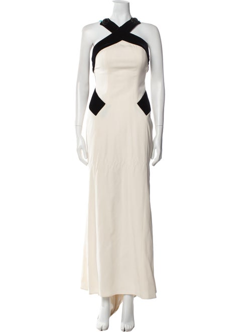 Carolina Herrera Halterneck Long Dress