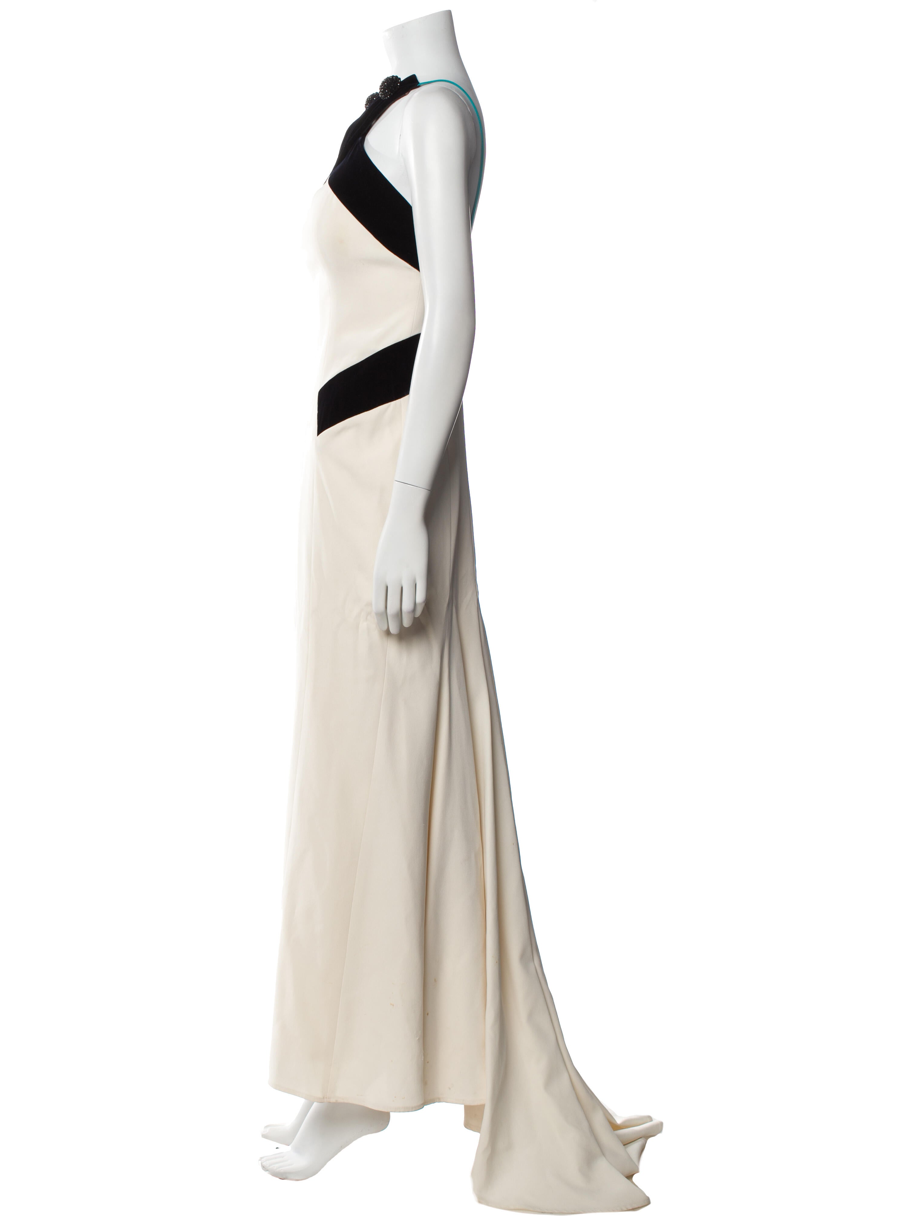Carolina Herrera Halterneck Long Dress