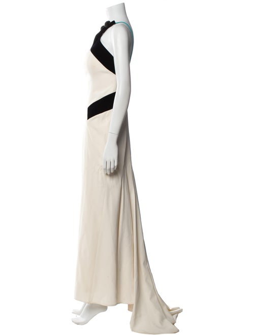 Carolina Herrera Halterneck Long Dress