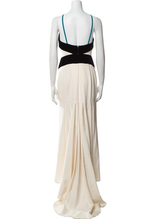 Carolina Herrera Halterneck Long Dress