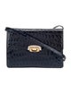 Carolina Herrera Embossed Leather Crossbody Bag
