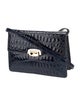Carolina Herrera Embossed Leather Crossbody Bag