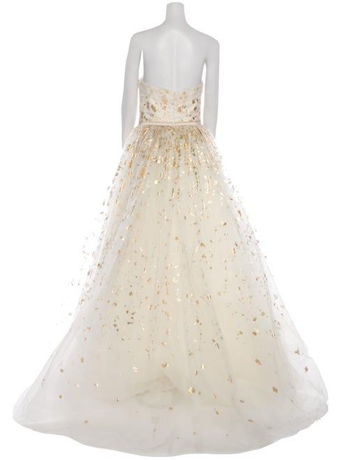 Carolina Herrera Strapless Long Dress