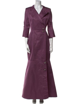 Carolina Herrera Silk Long Dress